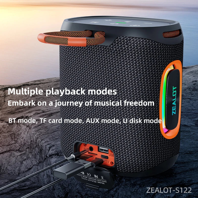 Zealot S122 25W Waterproof Bluetooth Speaker