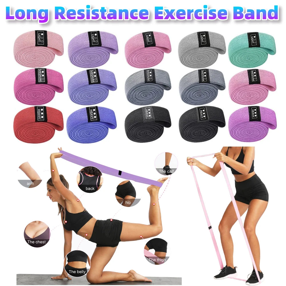 3PCS Long Resistance Exercise Bands