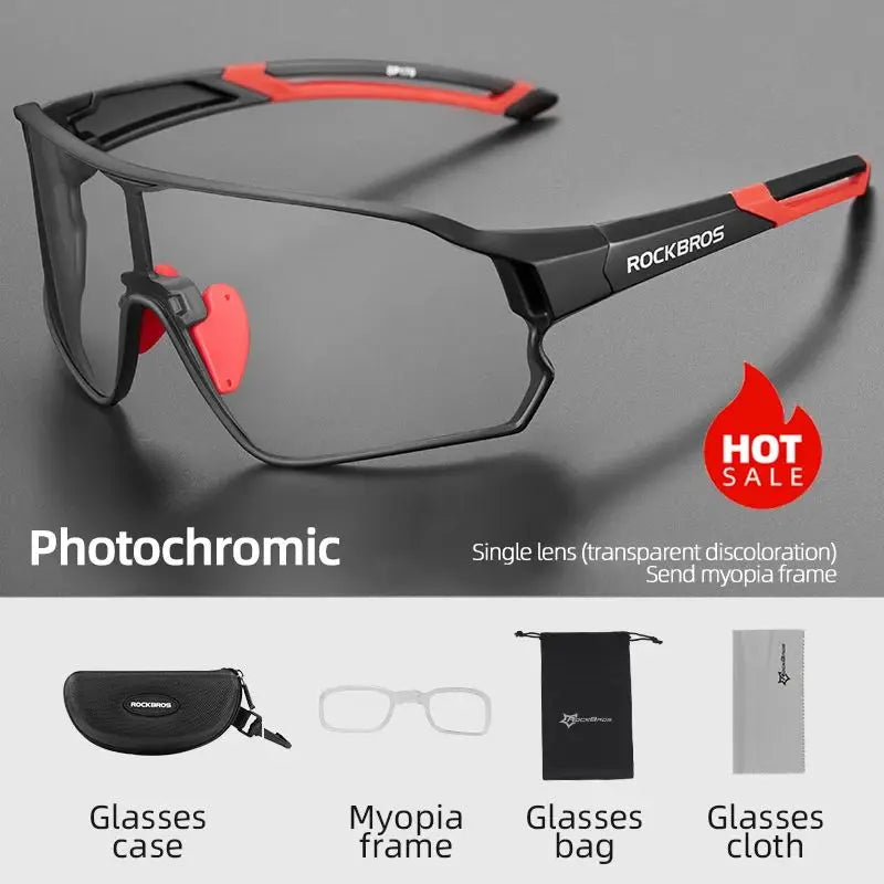 ROCKBROS Photochromic Cycling Glasses UV400