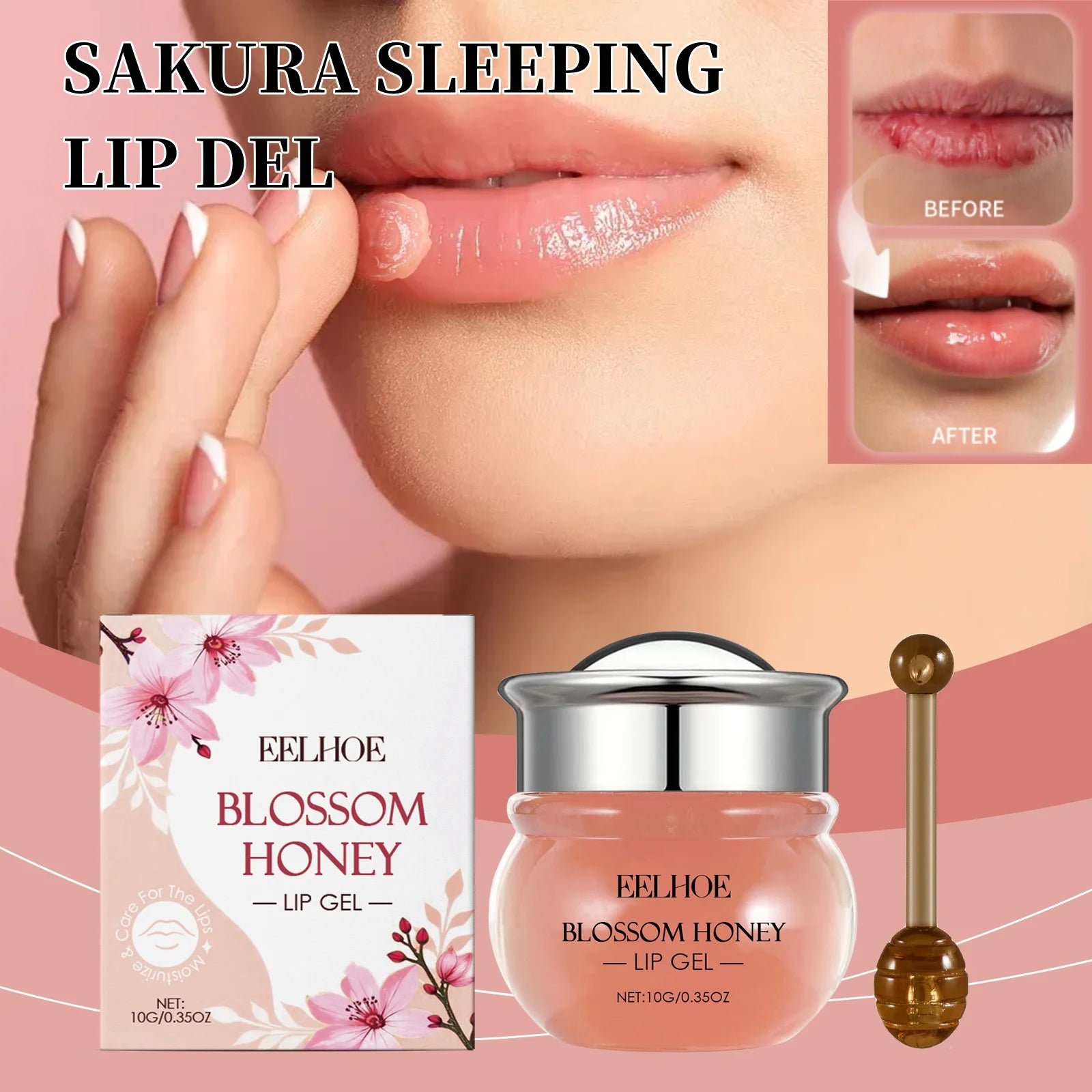 Vitamin E Sakura Lip Moisturizing Gel