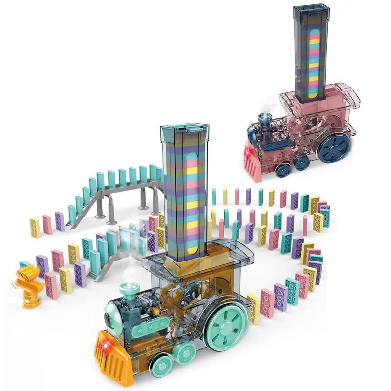 Domino Train Set – Auto STEM Toy Fun