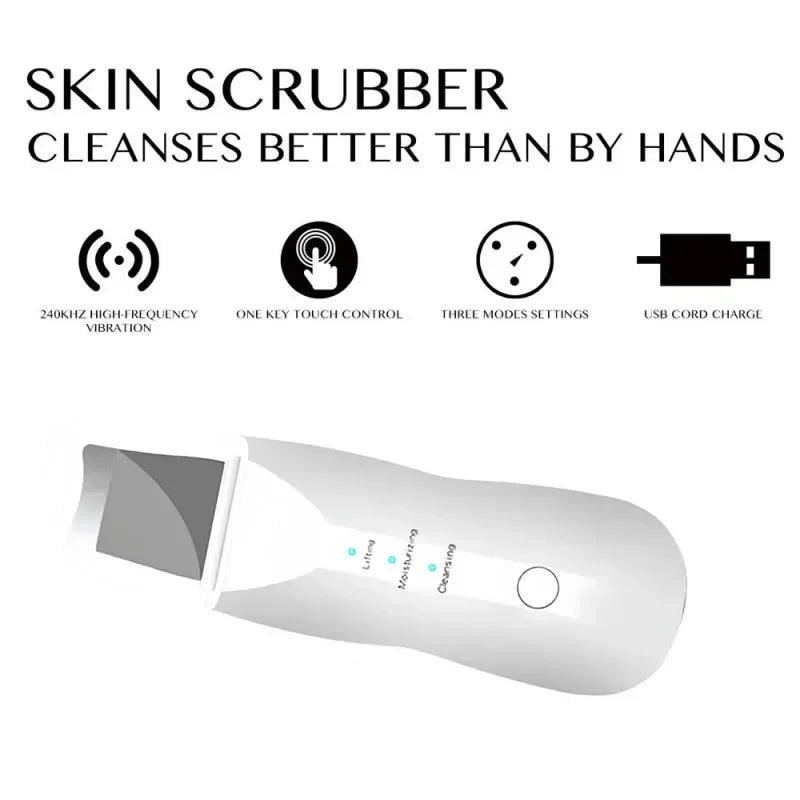 Vibrating Facial Peeling Skin Scrubber