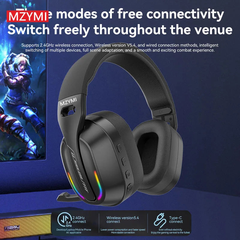 MZYMI GT100 Wireless Gaming Headset
