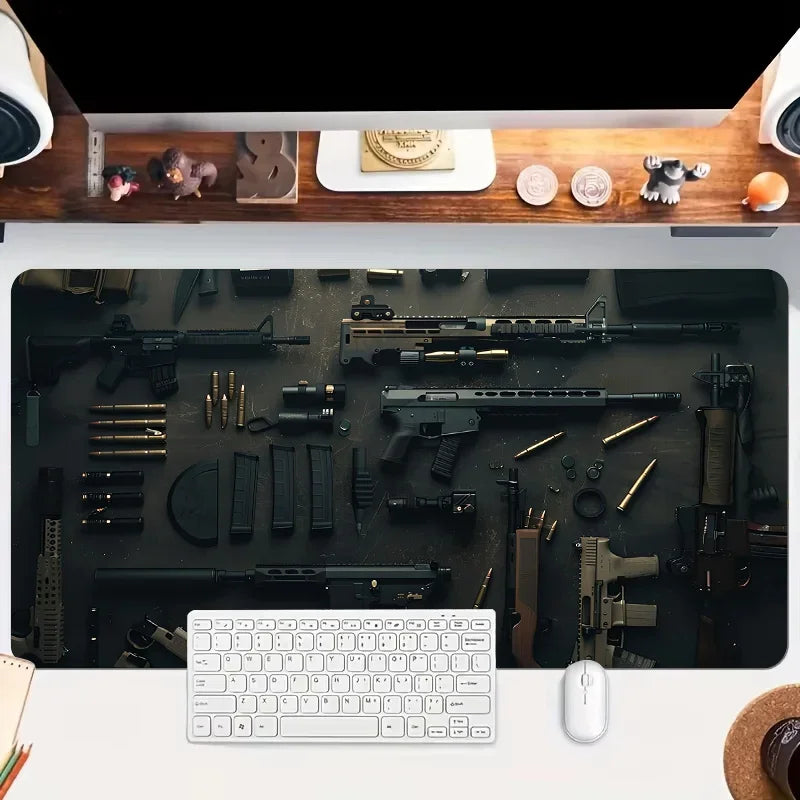 ftvae Gun Parts XXL Gaming Mouse Pad