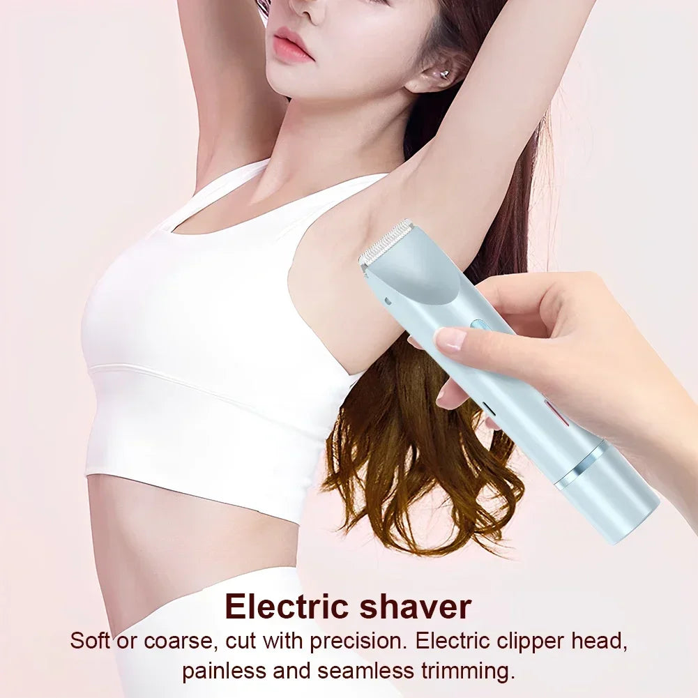 2-in-1 Dual Head Women Electric Razor