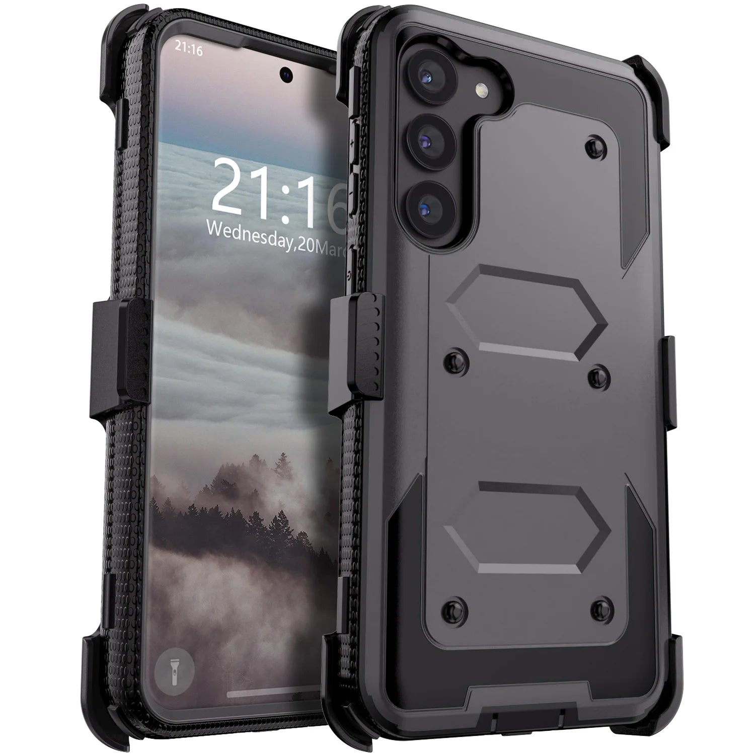 Galaxy S23 Rugged Case with Belt Clip