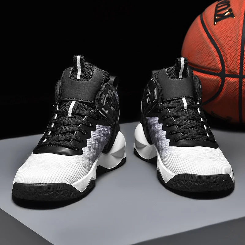 Men's Breathable Non-Slip Basketball Sneakers
