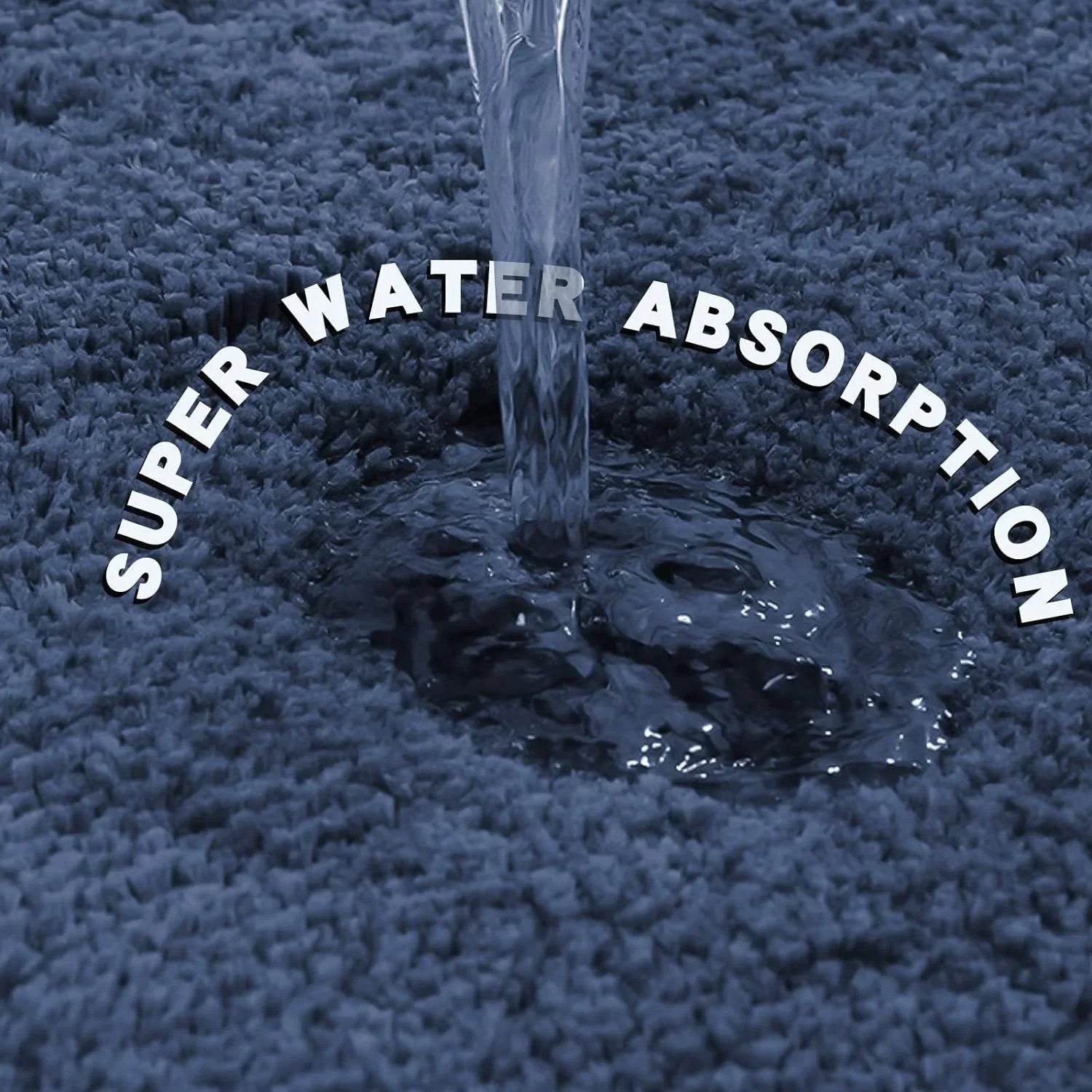 Plush Anti-Slip Bathroom Mat Carpet