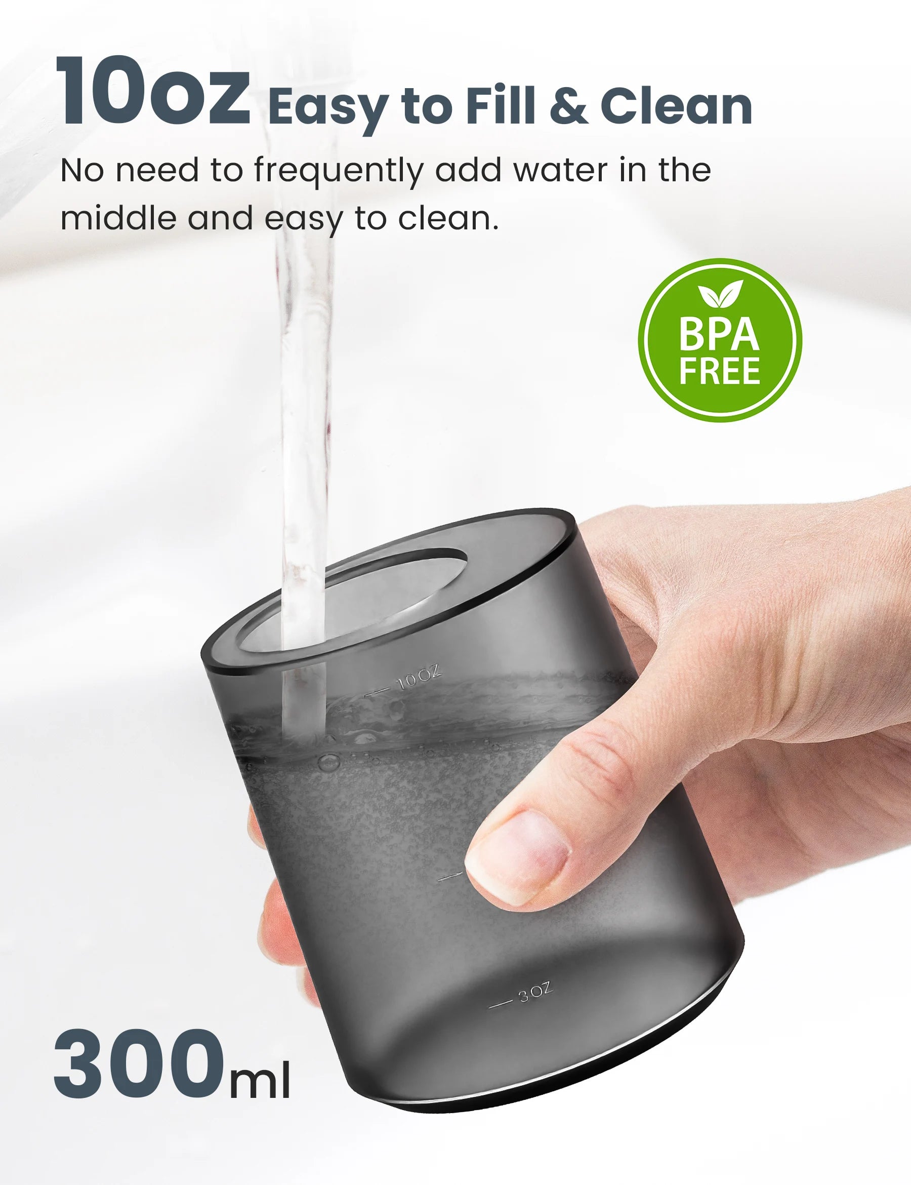 Elektrische Munddusche mit 6 Düsen