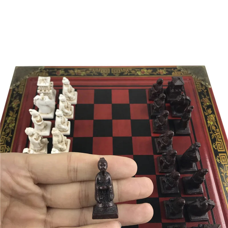 Antique 3D Terracotta Army Chess Set