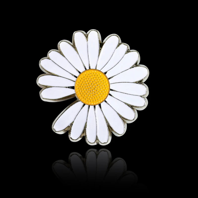 Cute Daisy Fashion Lapel Pins Set