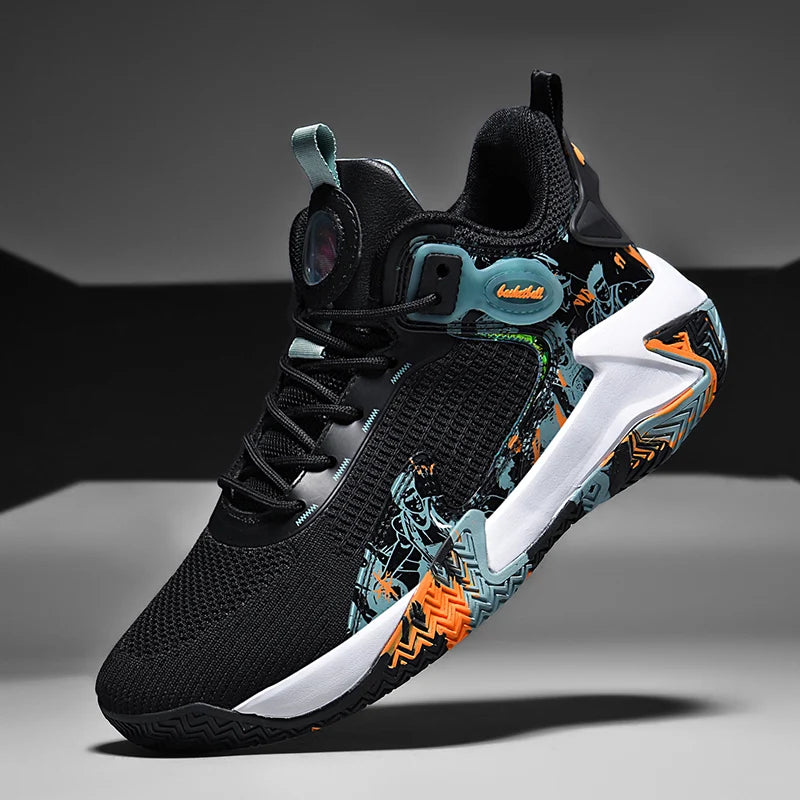 Men's Breathable Running Basketball Shoes
