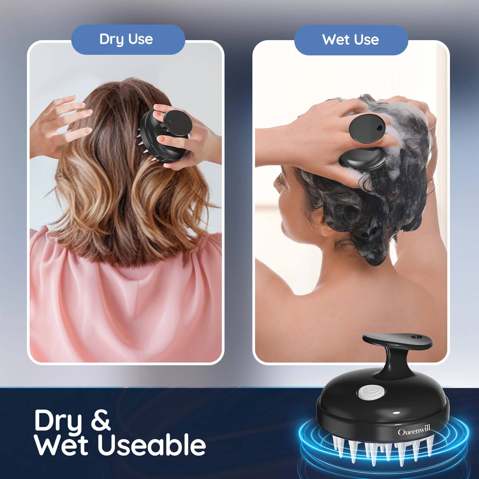 Wireless Electric Scalp Massager Comb