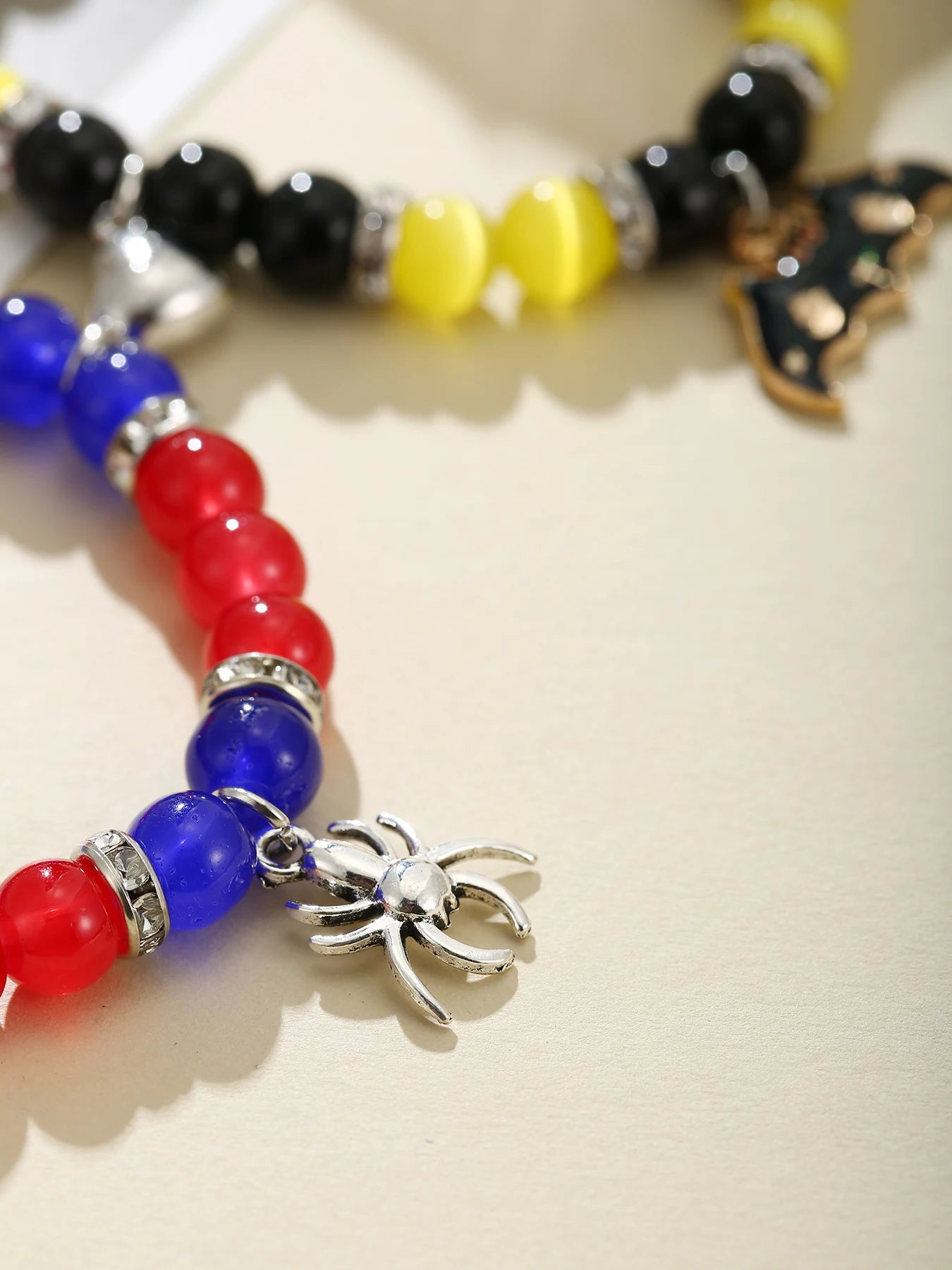 Couple Beaded Heart Magnetic Bracelets