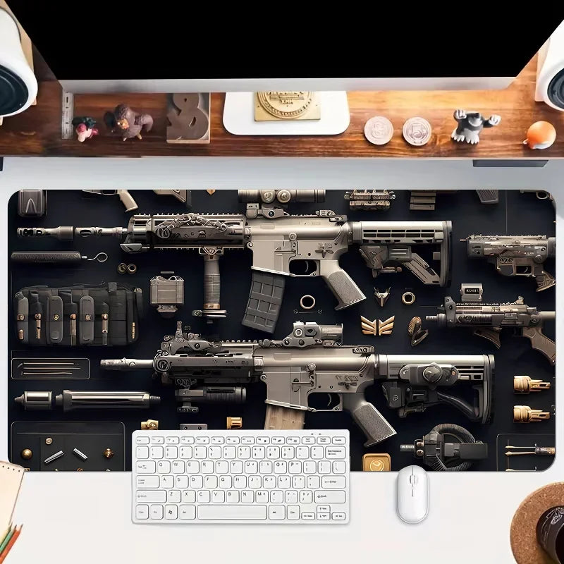 ftvae Gun Parts XXL Gaming Mouse Pad