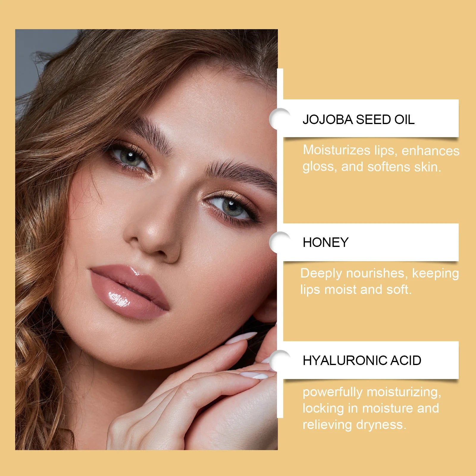 Natural Honey Lip Oil Moisturizer