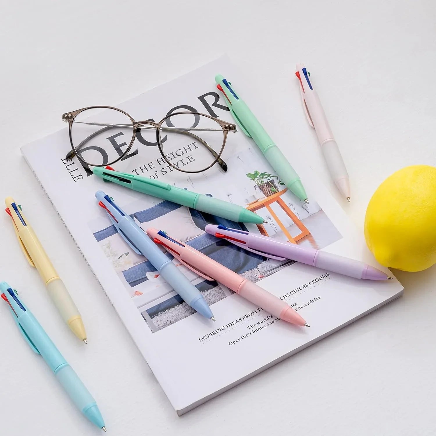 4-in-1 Multicolor Ballpoint Pens – 8 Pack