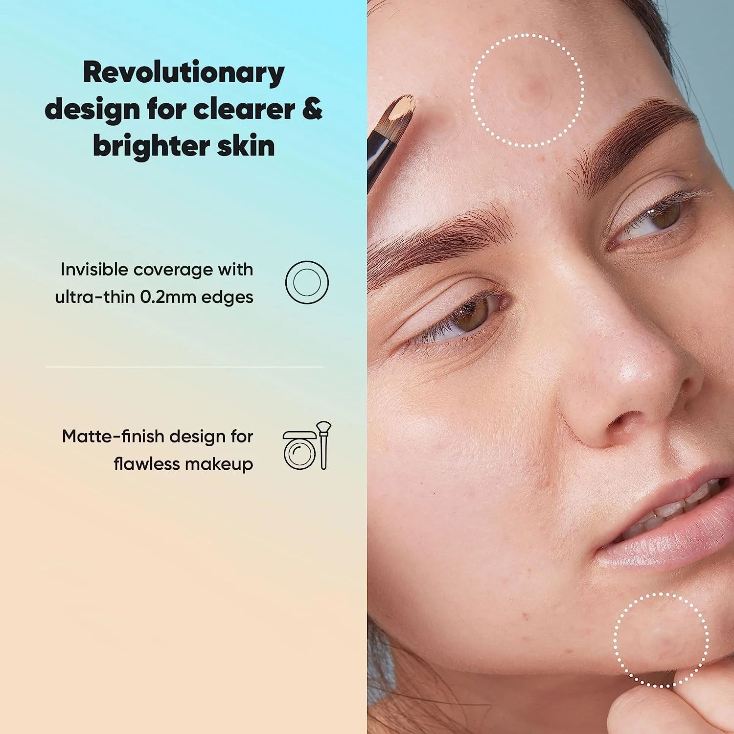 800 Stück unsichtbare Akne-Pickel-Pflaster