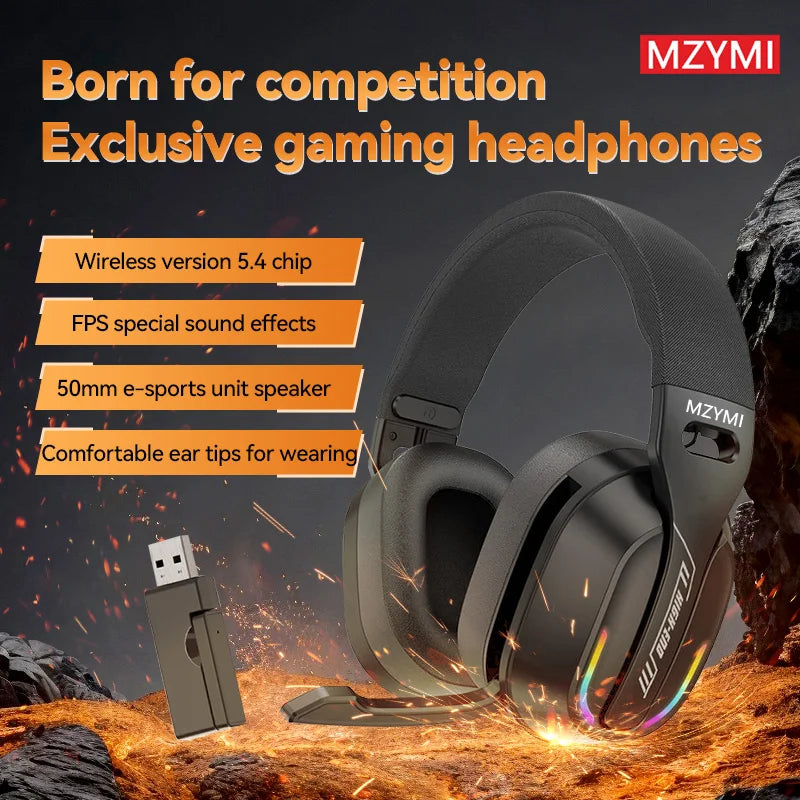 MZYMI GT100 Wireless Gaming Headset