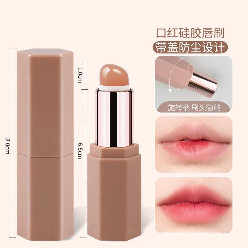 Silicone Lip Brush with Cover Q Soft