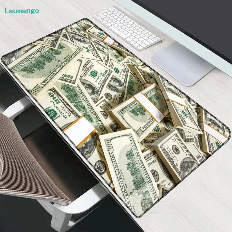FTVAE Gaming Laptop Dollar Print Desk Mat