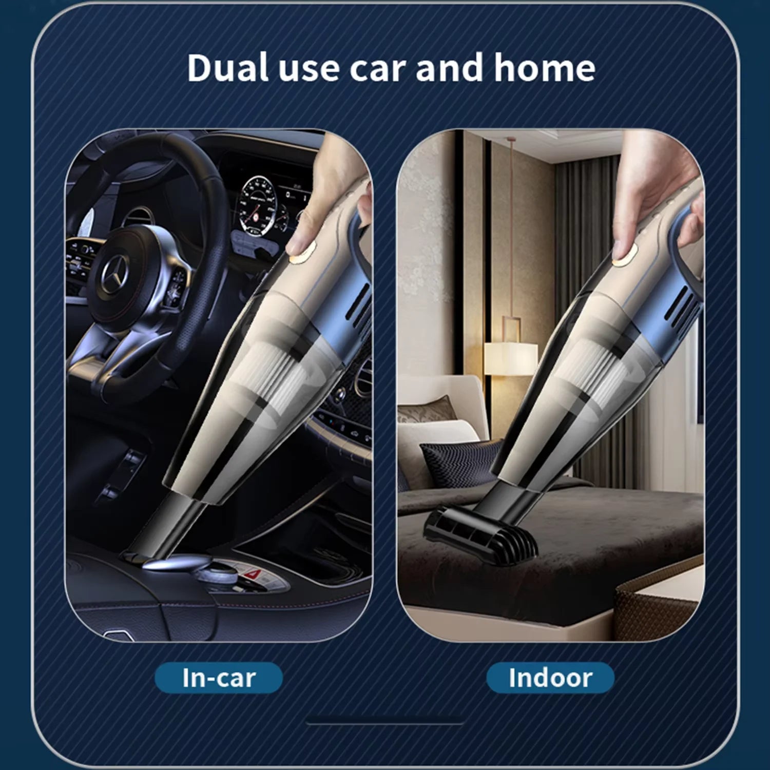 Multifunctional ABS Car Vacuum Cleaner