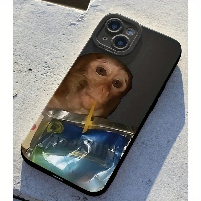 Monkey Caprisun Phone Case for iPhone