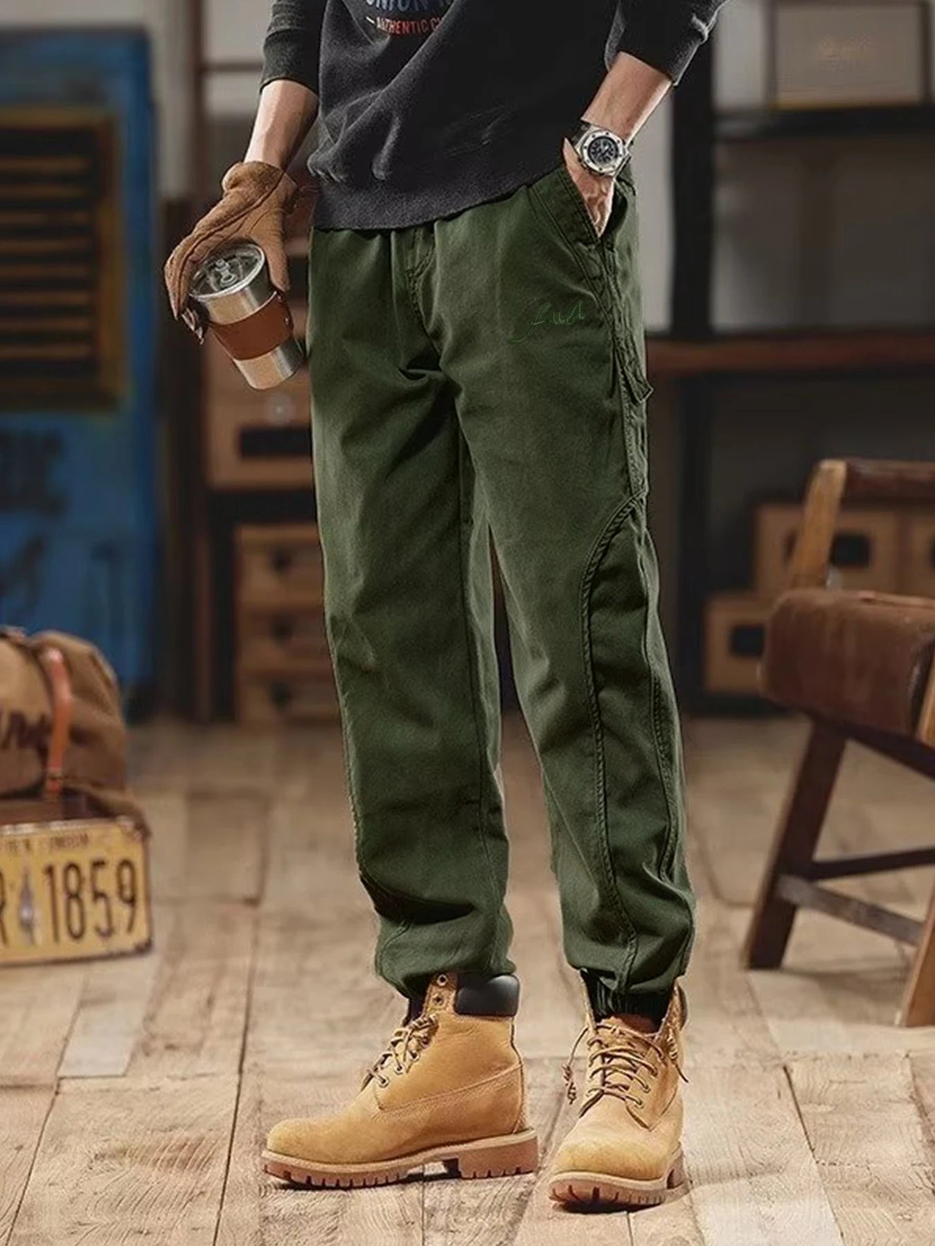 Taktische, schnelltrocknende Cargo-Jogginghose für Herren