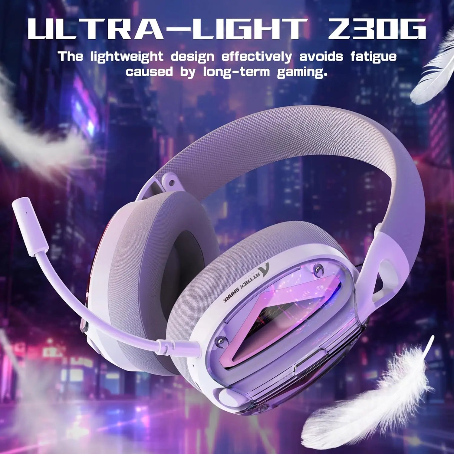 ATTACK SHARK L60 Tri-mode Gaming Headphone
