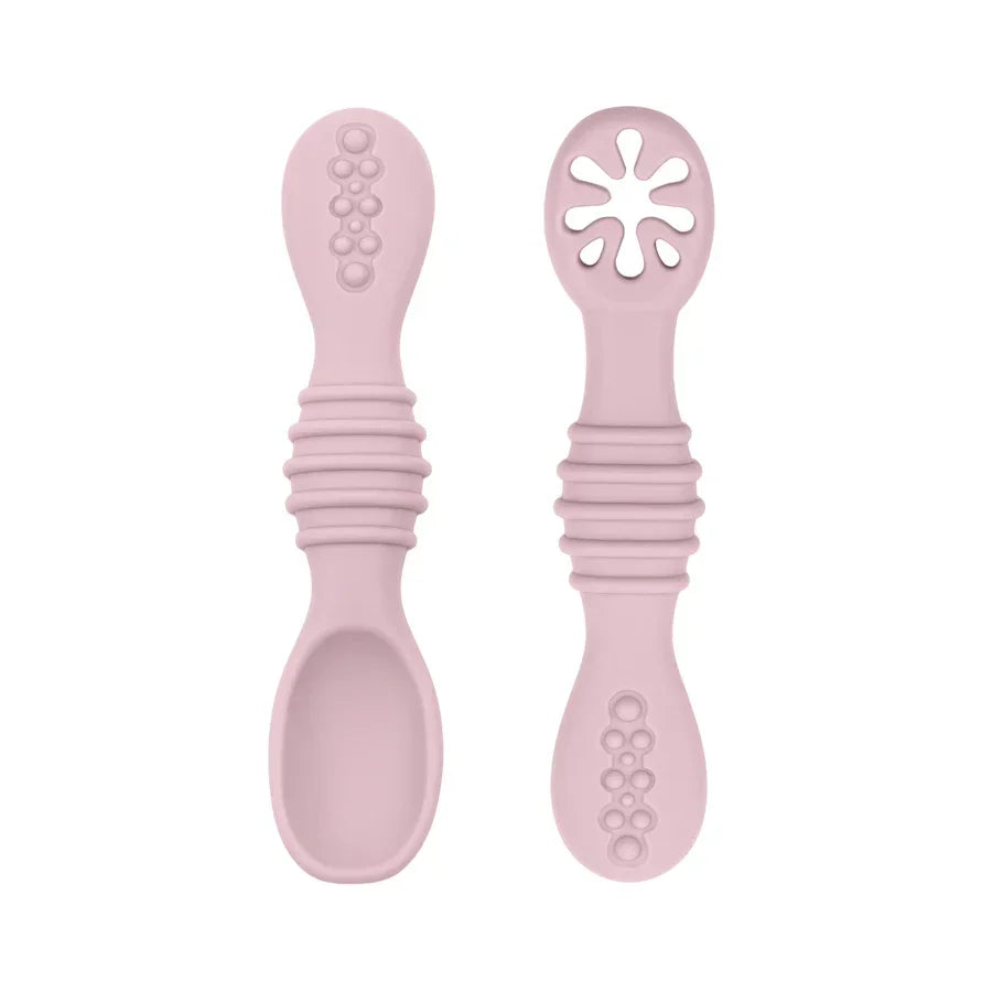 Baby Silicone Spoon Fork Training Set