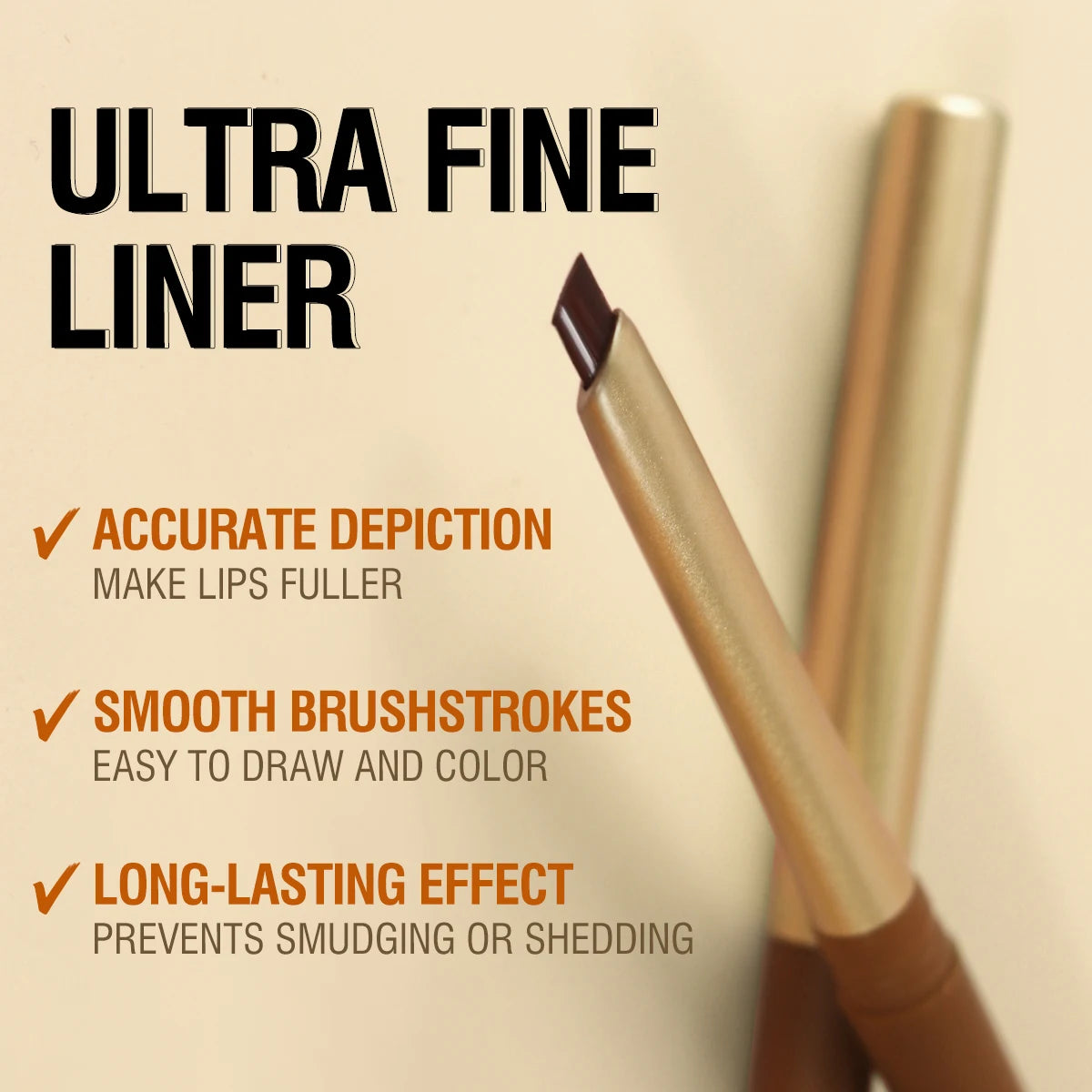 Matte 6-Color Lip Liner Pencil Set