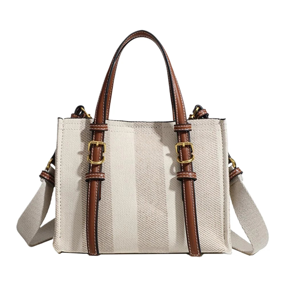 Retro PU Leather Tote Shoulder Bag
