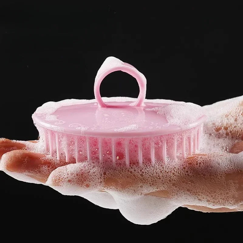 Duschkamm für die Kopfhautmassage aus Silikon