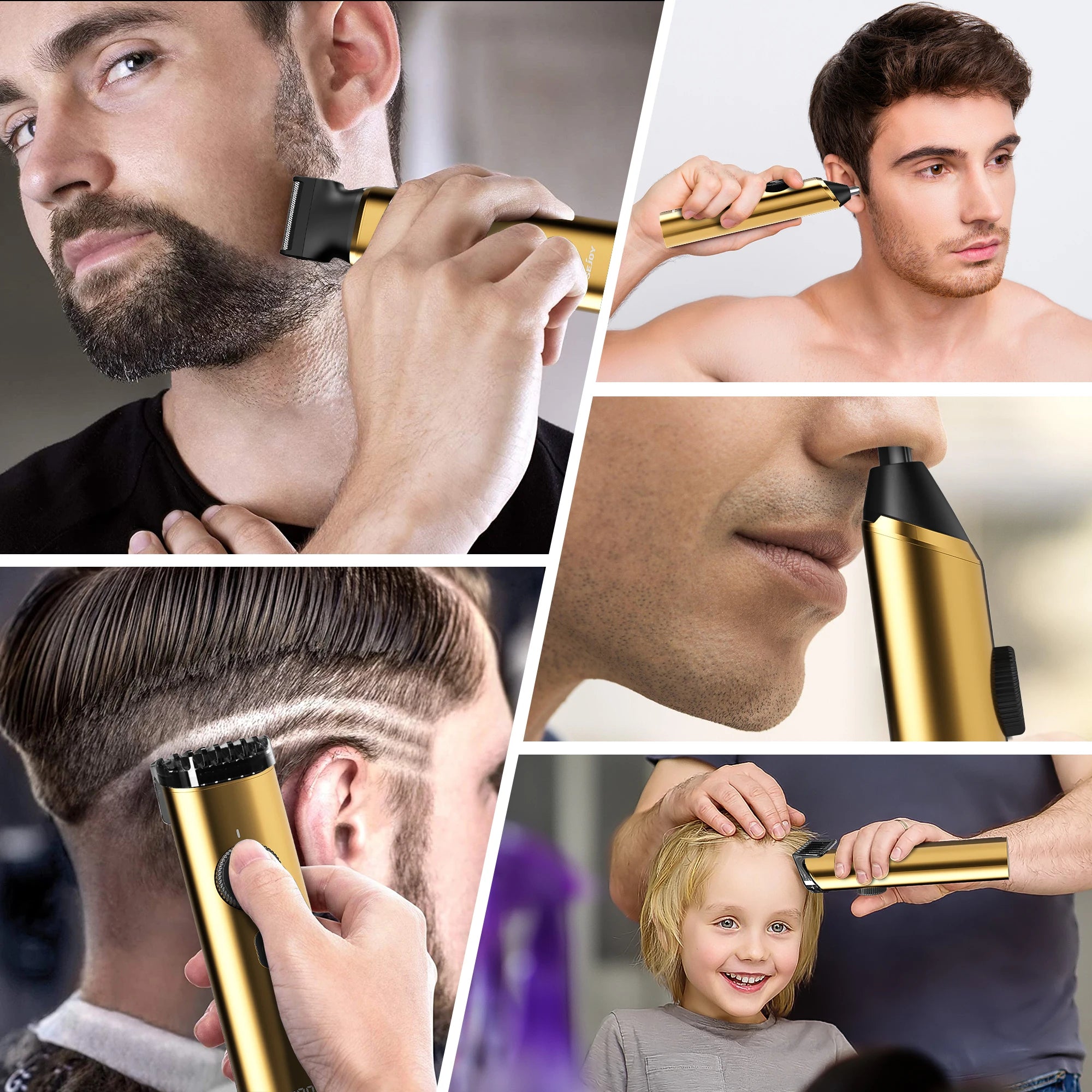 Cordless Men's Electric Hair Clipper Kit