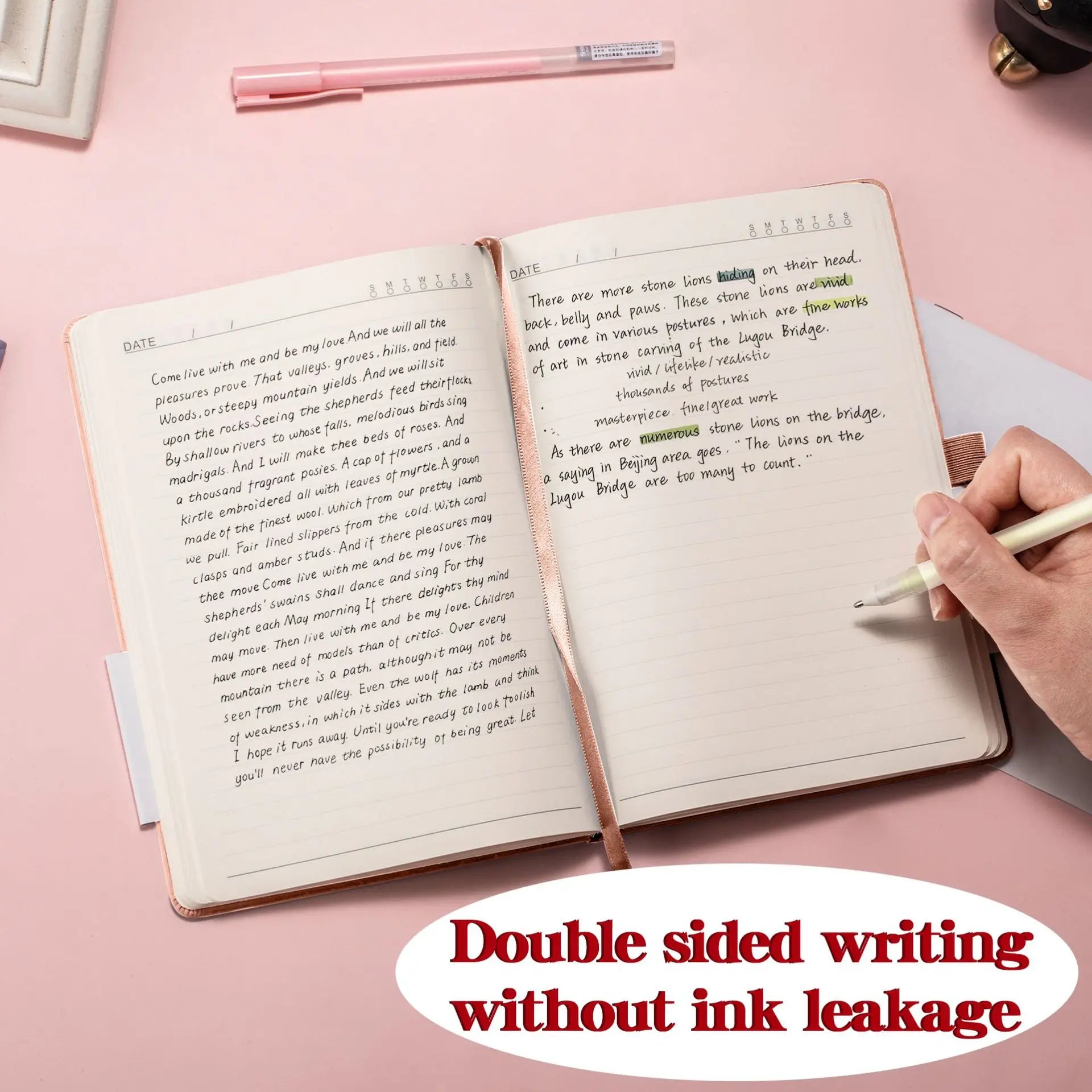 A5 College Ruled Notebook Set – 3PCS