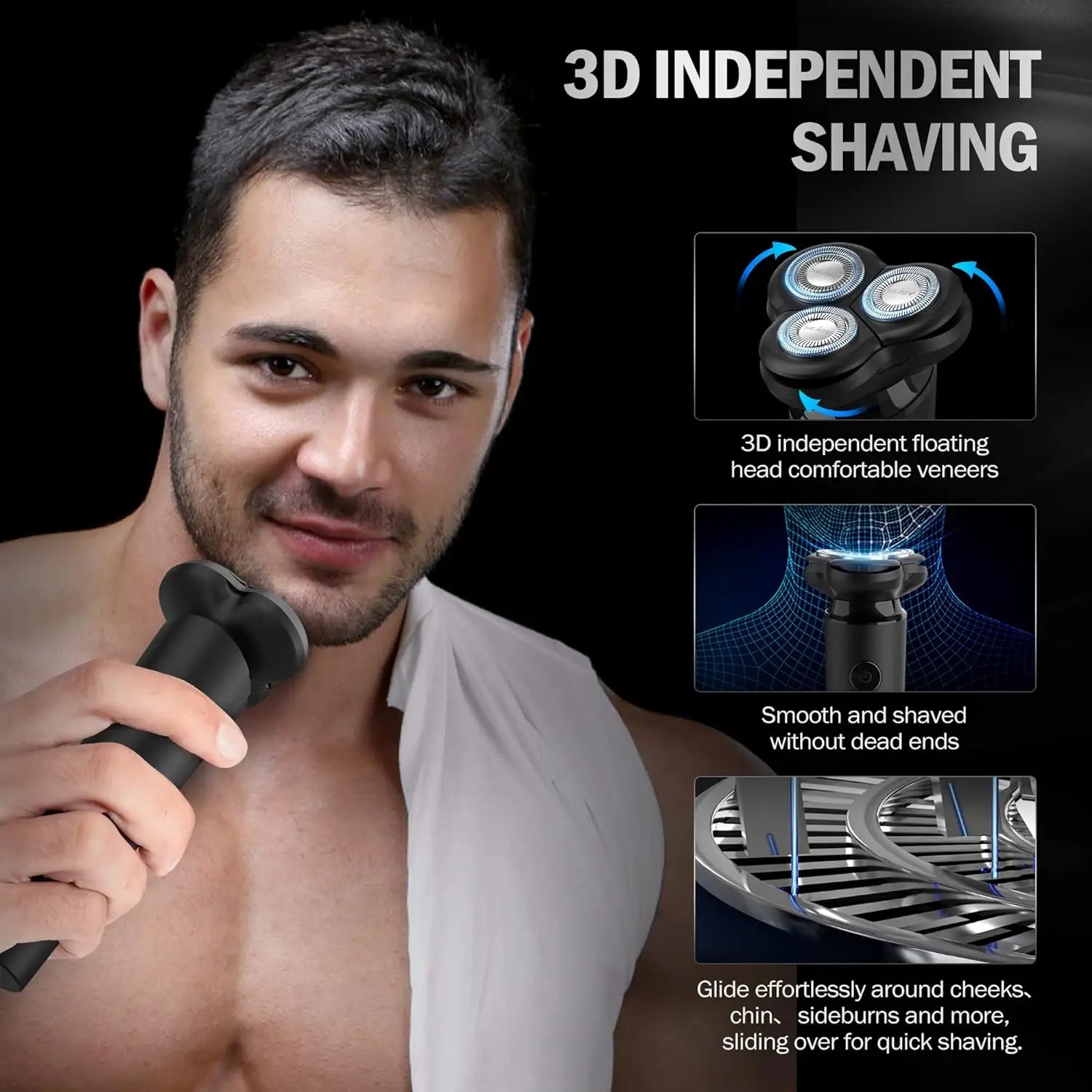 Sejoy Waterproof IPX5 Electric Shaver