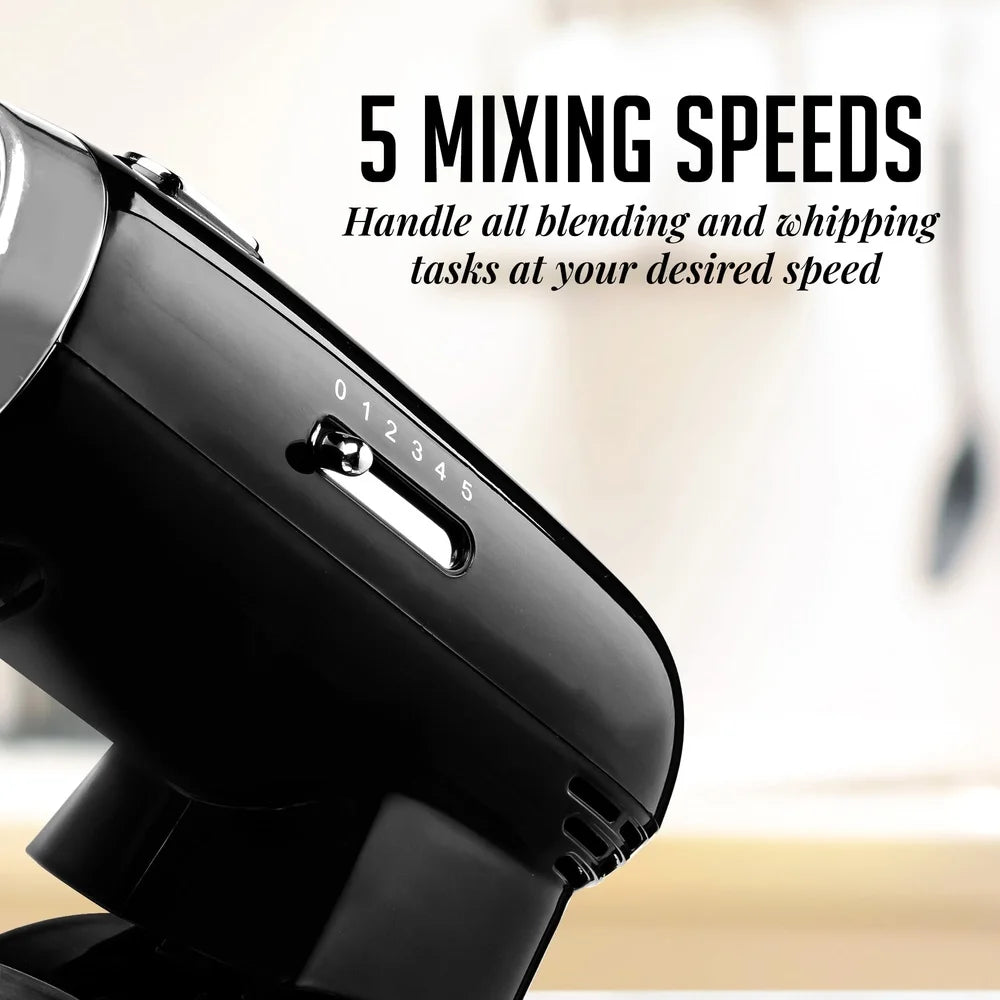 Elektrischer Retro-Küchenmixer mit 5 Geschwindigkeiten