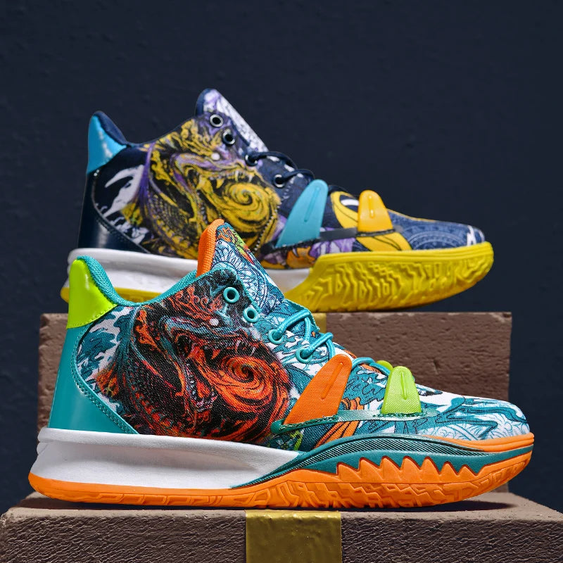 Men's Non-Slip Breathable Basketball Sneakers