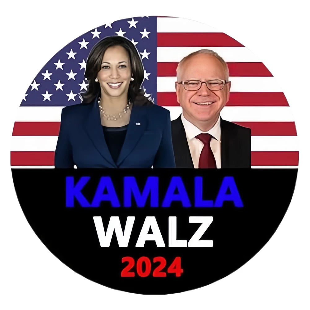Harris Walz 2024 President Pin Brooch