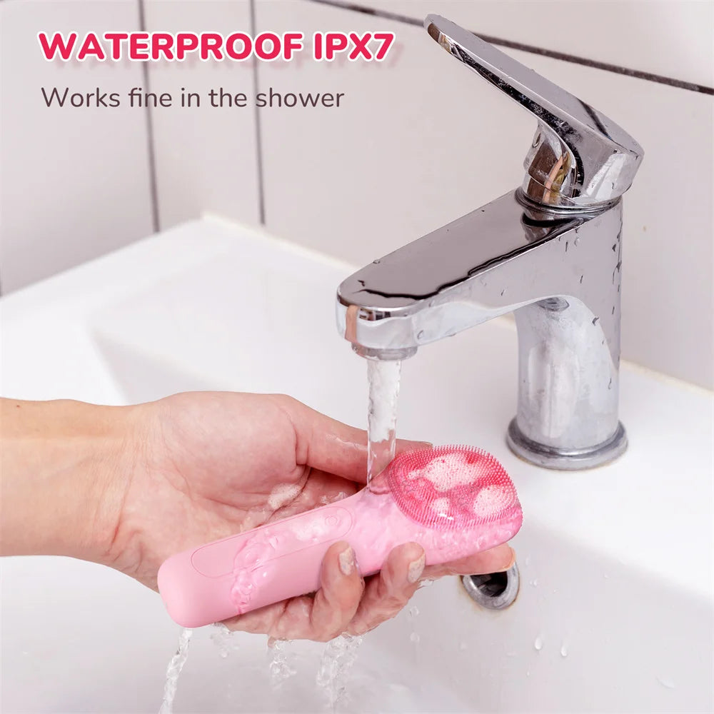 Waterproof Silicone Facial Cleansing Brush
