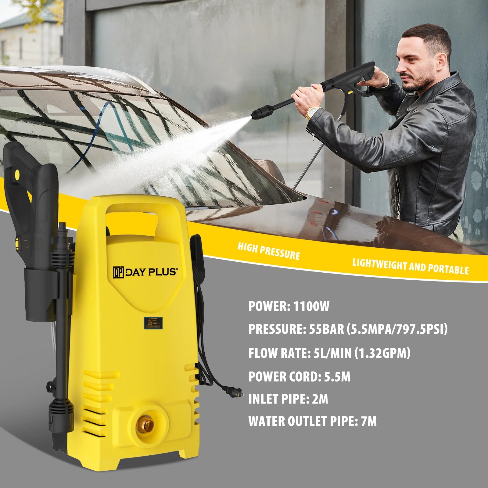 Electric Portable High Pressure Washer