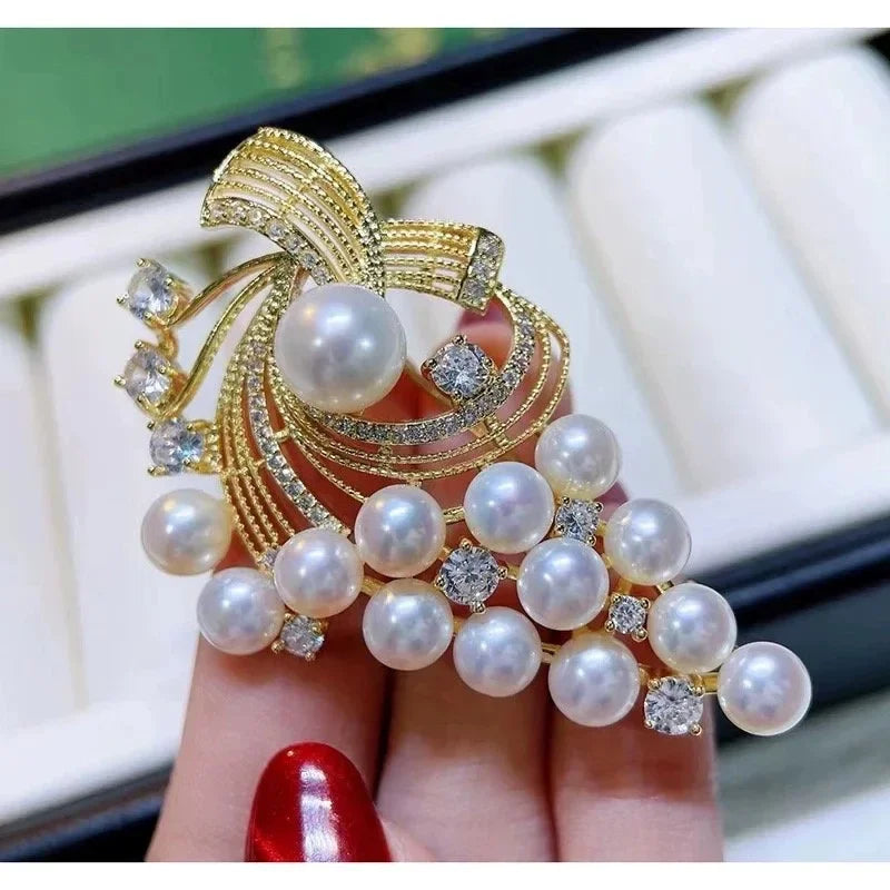 Elegant Exquisite Pearl Fashion Brooch