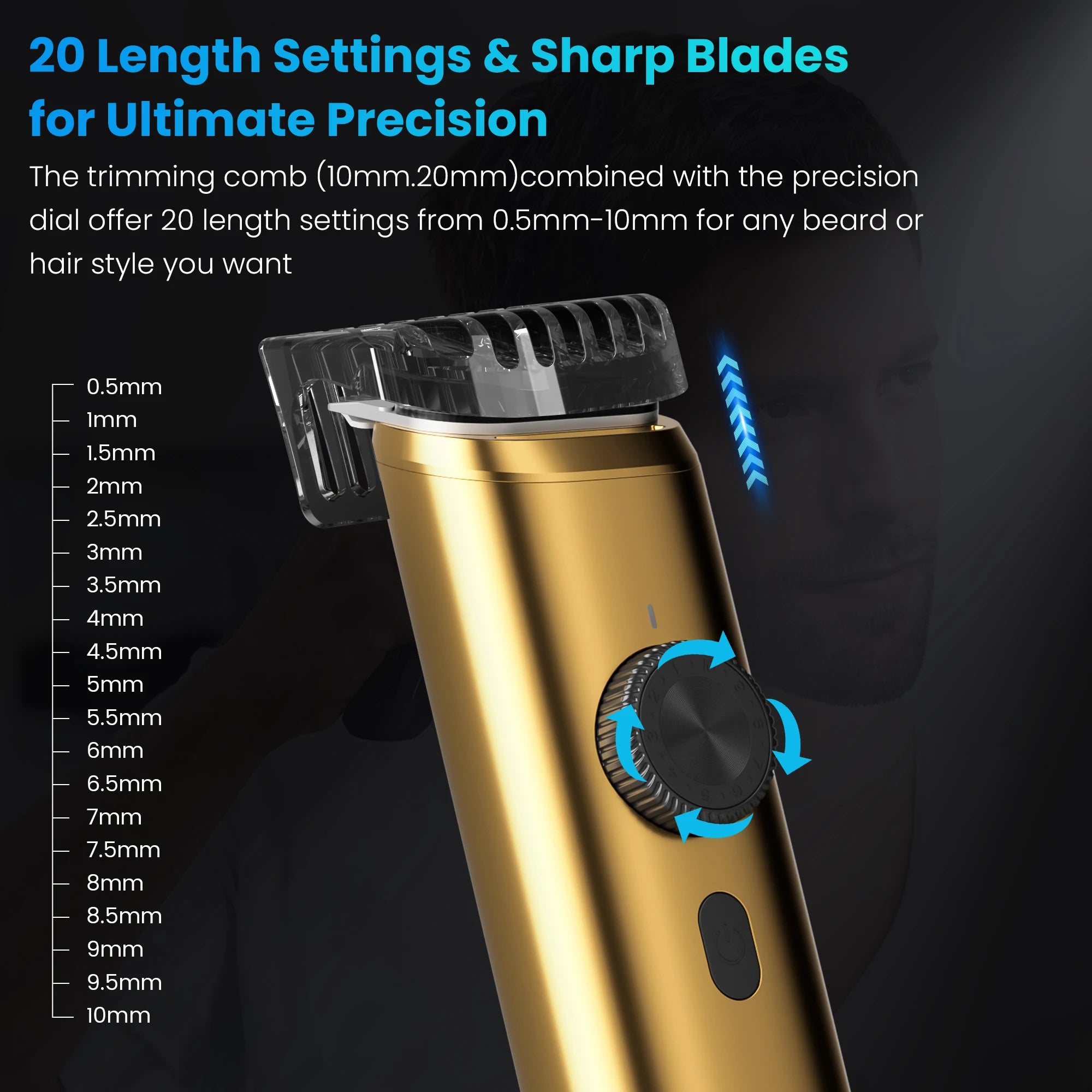 Cordless Men's Electric Hair Clipper Kit
