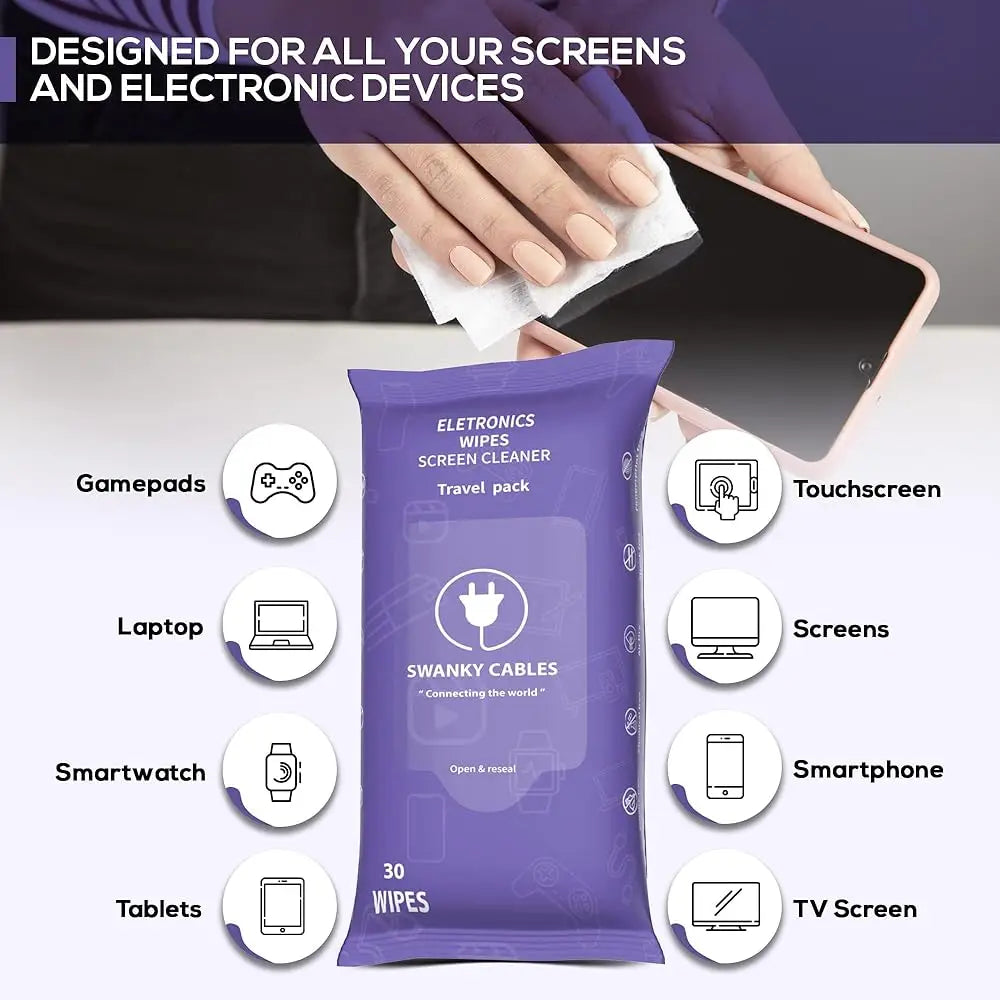 Screen Cleaner Wipes for Electronics