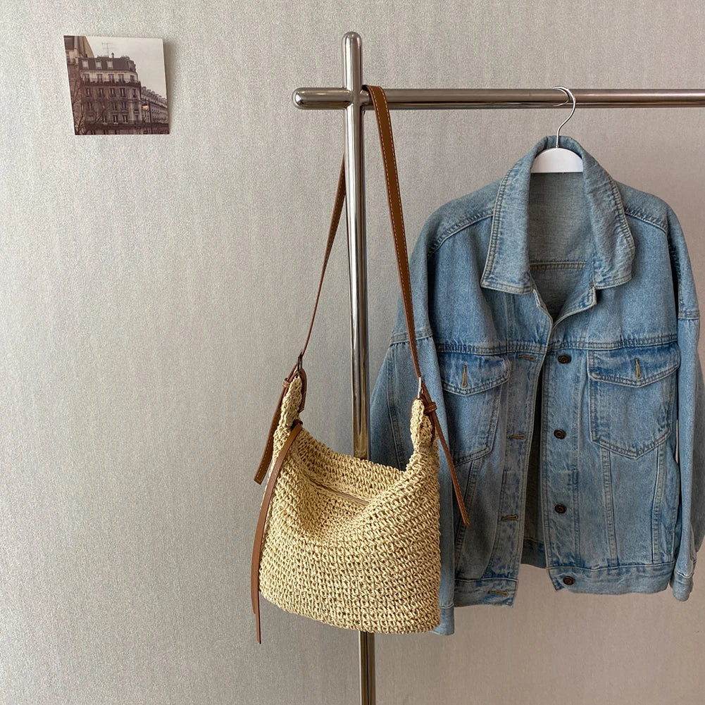 Stylish Handmade Woven Beach Bag