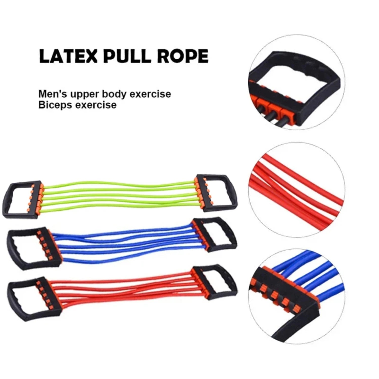 Chest Expander Resistance Band Set