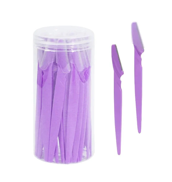 30PCS Eyebrow Razors with Case