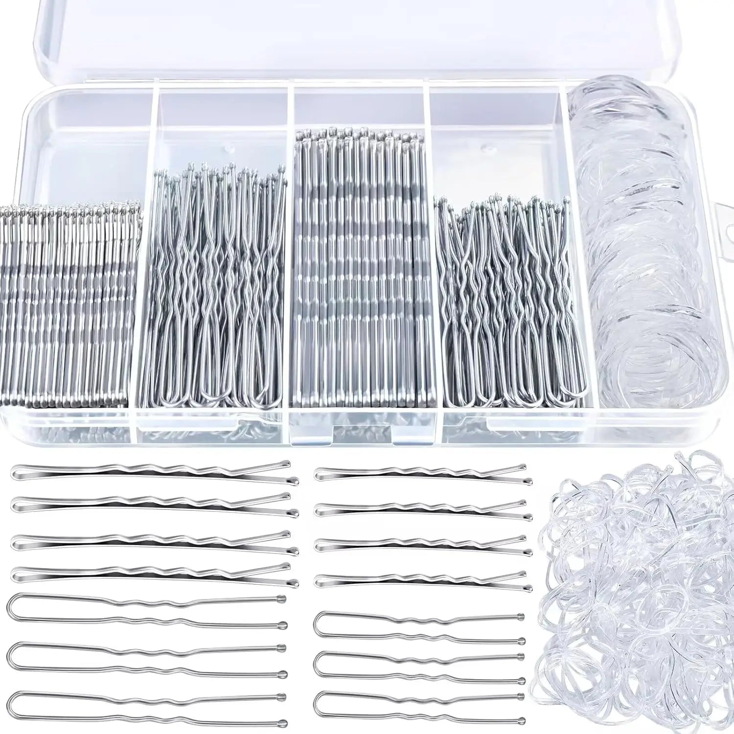 300 Pcs Hair Clip & Bobby Pin Set