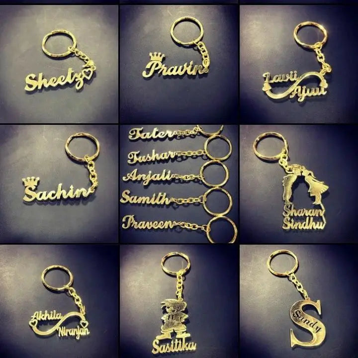 Personalized Tassel Name Keychain