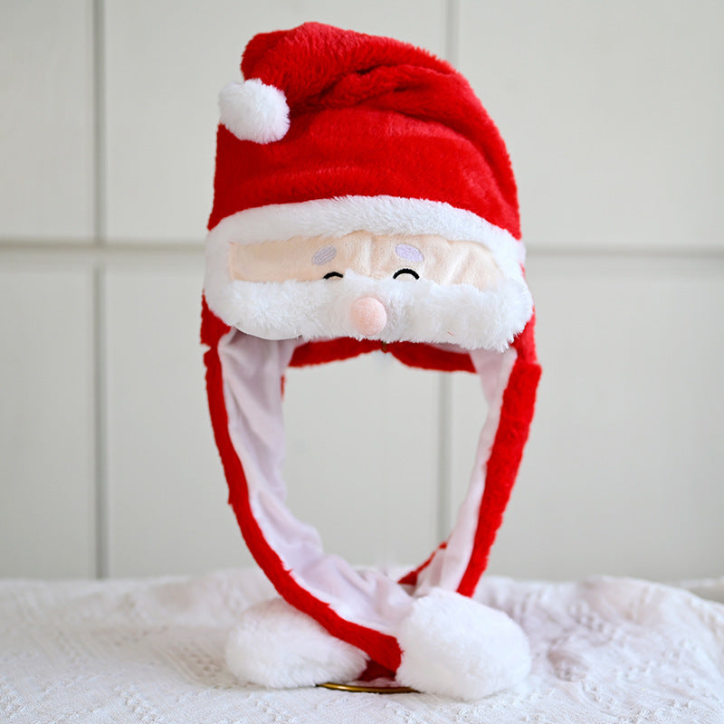 Bewegliche Weihnachtsmannmütze, süß